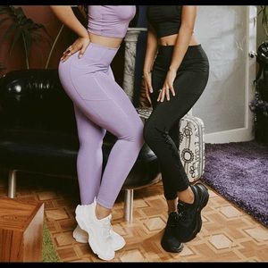 Brand new! With tags. Victoria Secret leggings with pockets.